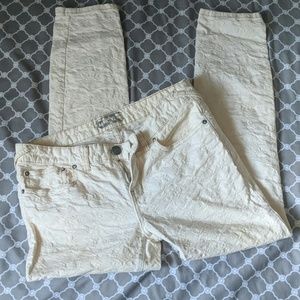 Free People lace patterned pants